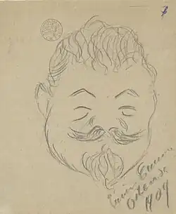 Description de l'image Karikatuur getekend door Enrico Caruso, Enrico Caruso, 1906 & 1909, Universiteitsbibliotheek Gent,910000094265 2018 0007 AC (cropped).jpg.