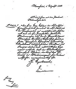 Le premier permis de conduire, délivré à Carl Benz le 1er août 1888