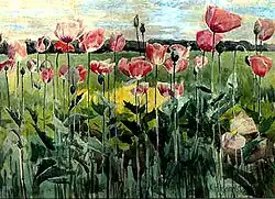 Champ de pavots (1875)