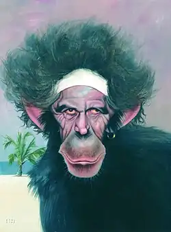 Caricature de Keith Richards (2006)