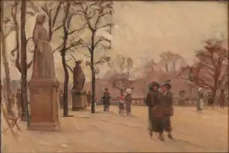Peinture de Karl Schou&nbsp;(da) (1913).