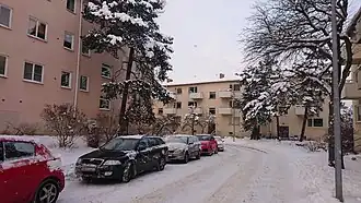 Karlsborgsvägen, 2021.