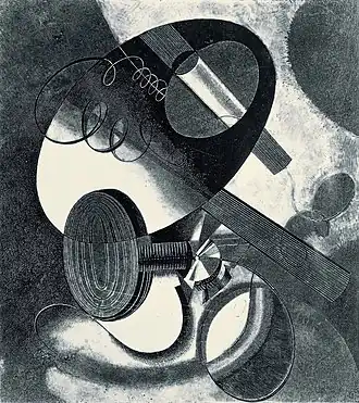 Composition héliographique (XXIX), 1936-1937, Muzeum Sztuki w Łodzi&nbsp;(pl).