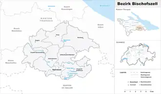 Localisation de District de Bischofszell