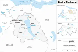 Localisation de District d'Einsiedeln