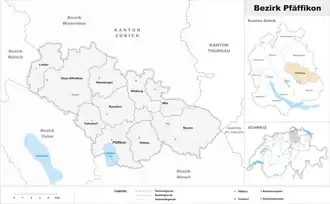 Localisation de District de Pfäffikon