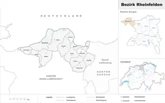 Localisation de District de Rheinfelden