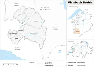 Localisation de District de la Veveyse