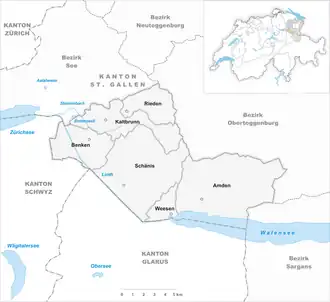 Localisation de District de Gaster