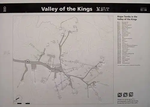 Carte détaillée de la vallée.