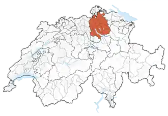 Localisation de Zurich