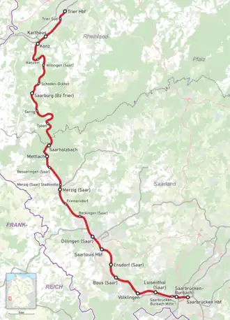 Image illustrative de l’article Ligne 3230 (DB Netz)