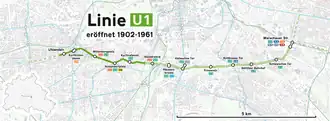 Image illustrative de l’article Ligne 1 du métro de Berlin