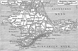 Description de l'image Karte der Halbinsel Krim.jpg.