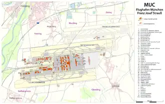 Plan d'extension de l'aéroport.