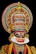 Artiste de Kathakali.