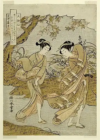 Katsukawa Shunshō, Svenska (vers 1771)