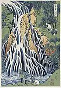 Kirifuri Waterfall at Kurokami Mountain in Shimotsuke (Shimotsuke Kurokamiyama Kirifuri no taki)