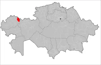 Localisation de District de Chynguirlaou
