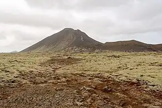 Le Keilir en mai 2023.