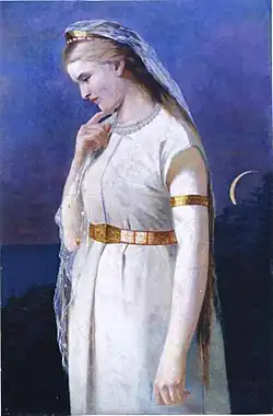 Aïno by the Sea (Aino au bord de la mer), Sigfrid Keinänen, 1876.