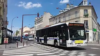 Mercedes Citaro Facelift du réseau de Versailles à Versailles, sur la ligne BAK.