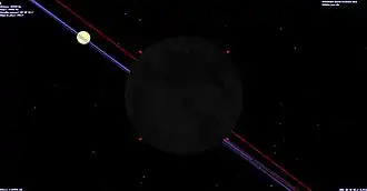 Kepler-11f vue dans Celestia.