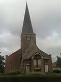 L'église d'Erondegem vue de derrière