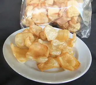 Krupuk de couenne.