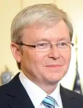 Kevin Rudd,ex-premier ministre australien,photographié en 2010.
