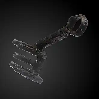 Clé gauloise en fer.