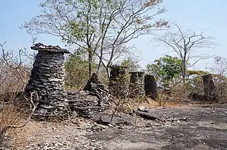 Le sanctuaire de Phou Asa Mountain un des sites archéologiques du Laos.