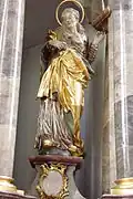 Sculpture de sainte Anne (église Notre-Dame de Kicklingen)