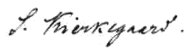 signature de Søren Kierkegaard
