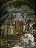 Viktor Vasnetsov, Christianisation de la Rus'.
