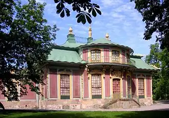 Pavillon chinois de Drottningholm en Suède (1763-1769).