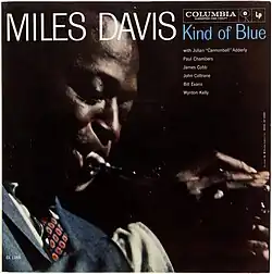 Description de l'image Kind of Blue (1959, CL 1355) album cover.jpg.