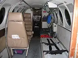 Intérieur d'appareil à voilure fixe.