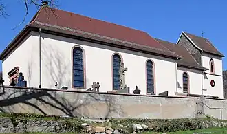 L'église Saint-Vincent.