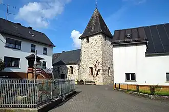 L'église protestante.