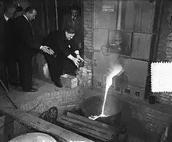 Fonderie de cloches pour le monument Grebbeberg