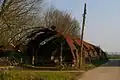 Cette ruine Nissen Hut est sur North End Place Farm, Ford End, Essex.