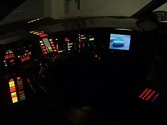 Réplique de l'intérieur de KITT dans les 3e et 4e saisons de la série K 2000.