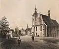 L'église sur une lithographie d'Adam Lerue (vers 1858)