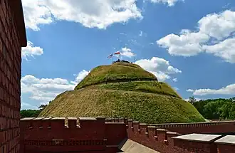 Le tumulus le 4 juillet 2019, jour de l’Indépendance des États-Unis.