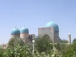 Mosquée de Kok-Goumbaz (1437) à Chakhrisabz.