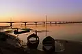 Pont Kolia Bhomora Setu, sur le Brahmapoutre à Tezpur (2011)