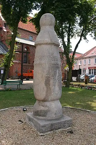 Borne routière de Konin datée de 1151