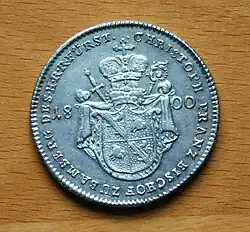 Konventionstaler Christoph Franz von Buseck