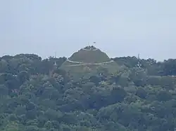 Vue sur le tumulus Kościuszko depuis le Wawel.